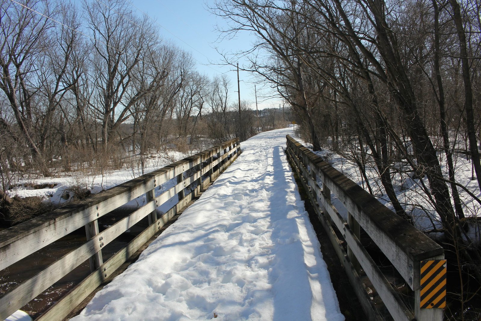 Looking east